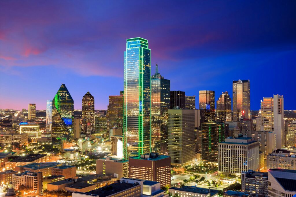 Dallas real estate market trends 2026 downtown skyline